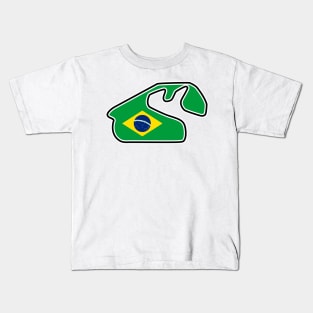 Autódromo José Carlos Pace [flag] Kids T-Shirt